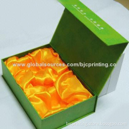 Cosmetic box printing service, perfect bound, hard cover